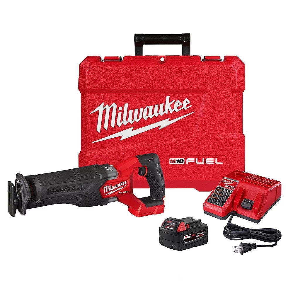 Milwaukee 2821 21 M18 FUEL SAWZALL Reciprocating Saw Kit LF