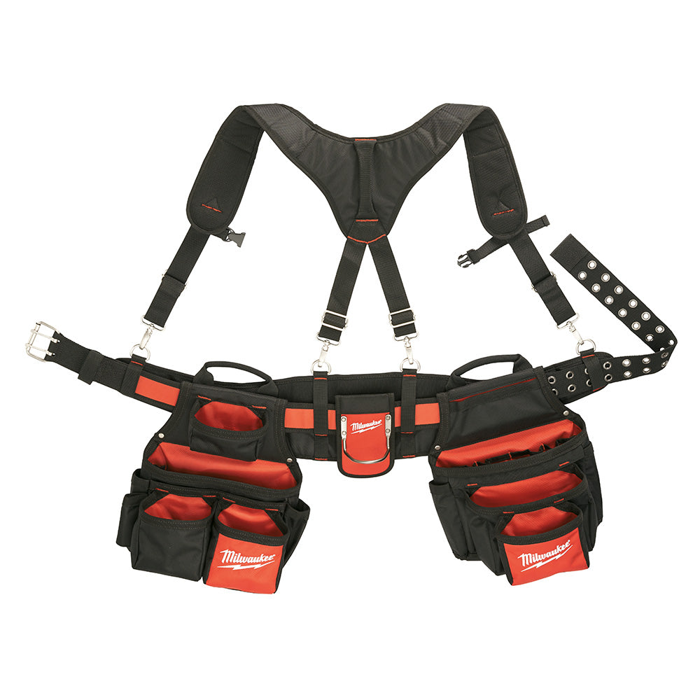 Milwaukee 48 22 8120 Contractor Work Belt w Suspension Rig LF Lethbridge Fasteners and Tools