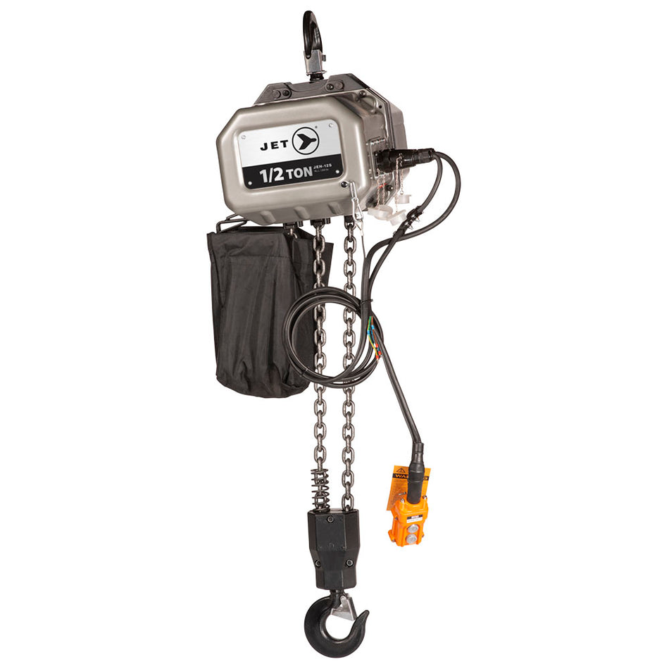 Jet 107502 1/2-Ton JEH Series Electric Chain Hoist with Overload Protection 115V/230V