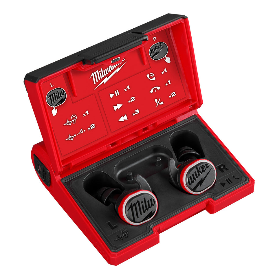 Milwaukee 2191-21 REDLITHIUM USB Bluetooth Jobsite Ear Buds