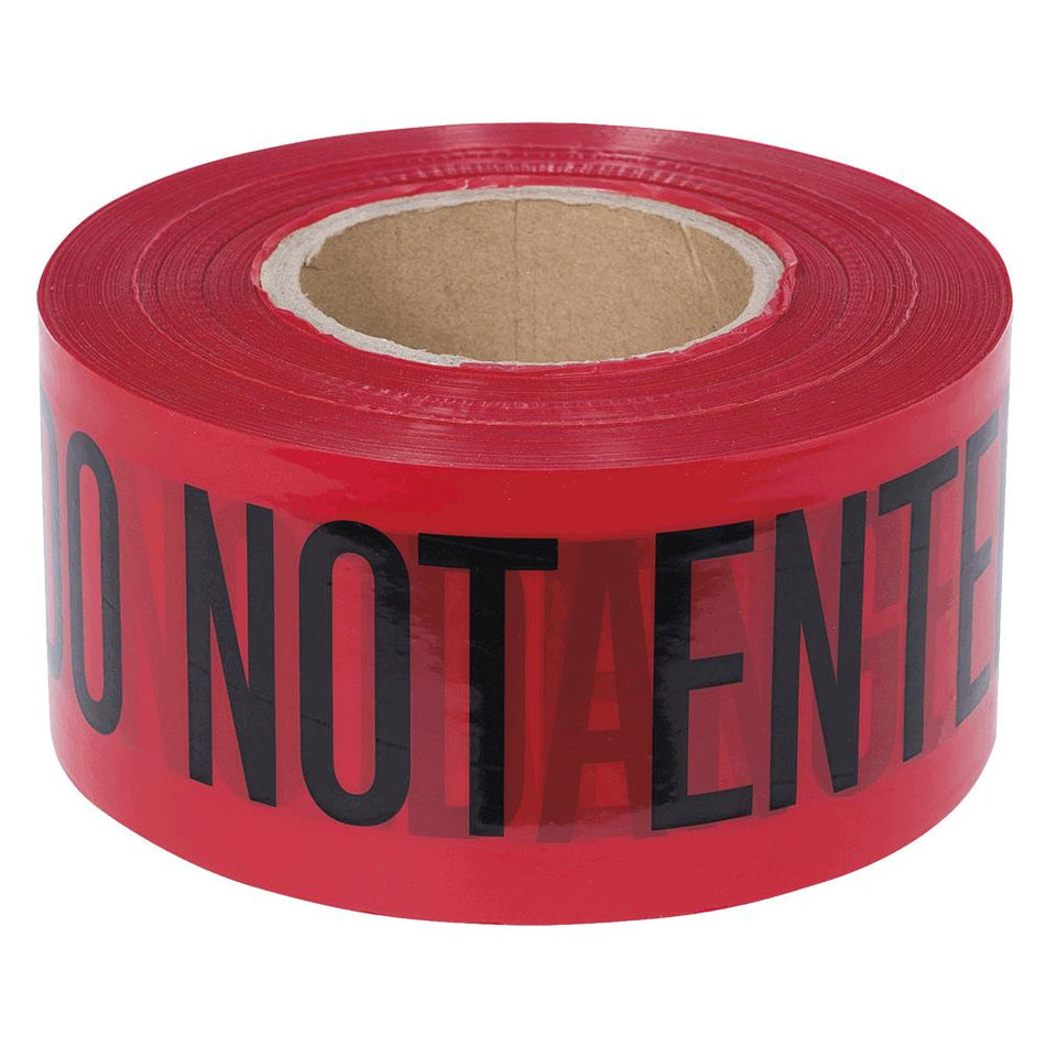 Pioneer 379 Red DANGER DO NOT ENTER tape 1000" x 3" x 0.04mm