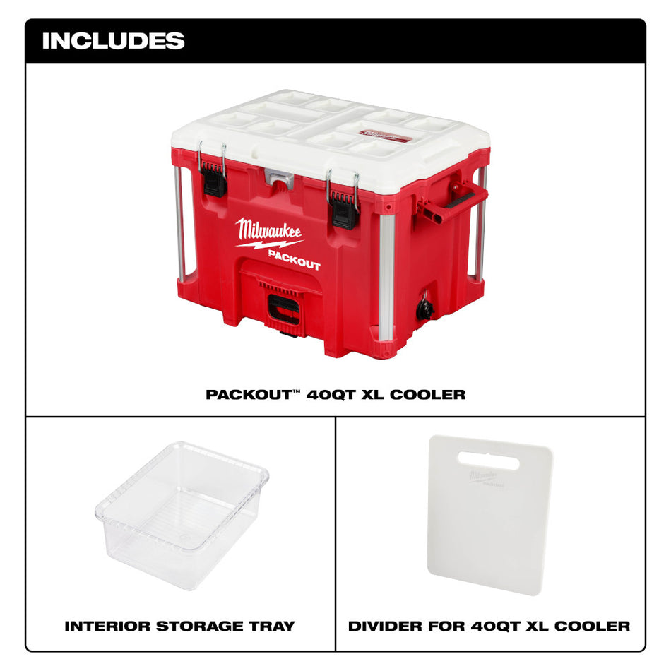 Milwaukee 48-22-8462 PACKOUT 40QT XL Cooler