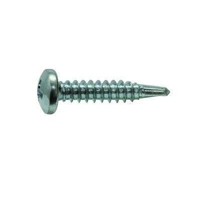 #10 x 1" Pan Head No. 3 Drill Point Self Drill TEK Screws