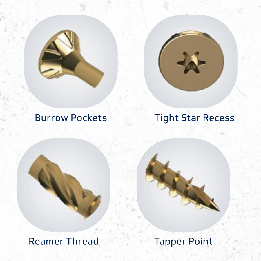 Structural / Universal Screws Flat Head Torx (Self-Drive)