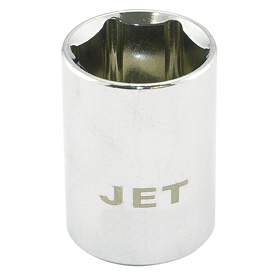 Jet 672512 1/2" DR x 12mm 6 Point Regular Chrome Socket