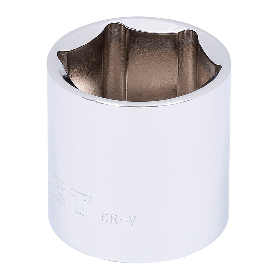 Jet 672522 1/2" DR x 22mm 6 Point Regular Chrome Socket