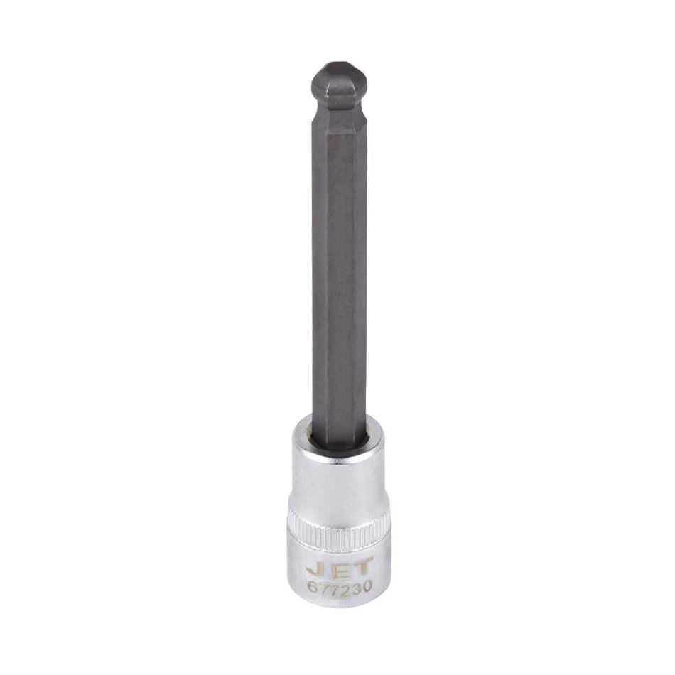 Jet 677232 3/8" DR x 3/8" S2 4" Long Ball Nose Hex Bit Socket