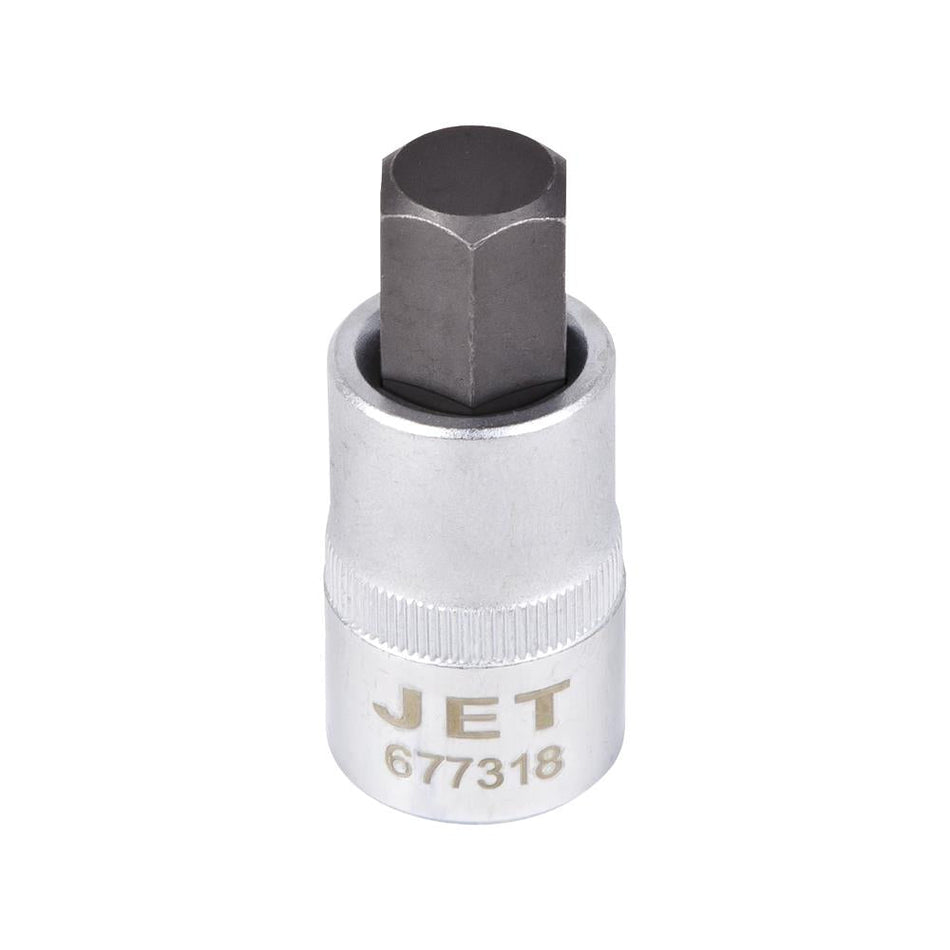 Jet 677318 1/2" DR x 9/16" S2 2" Long Hex Bit Sockets