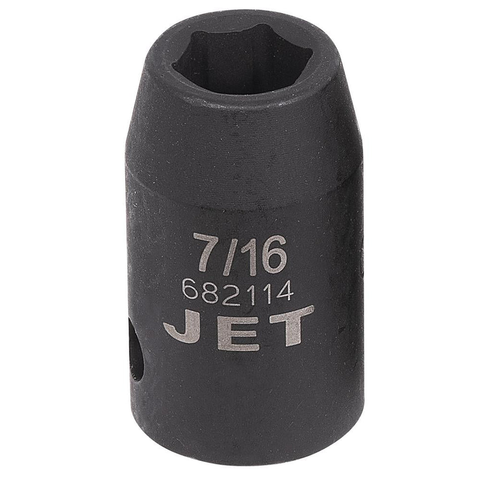 Jet 682114 1/2" DR x 7/16" 6 Point Regular Impact Socket