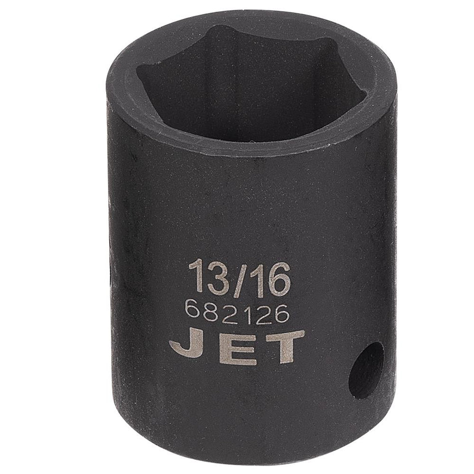 Jet 682126 1/2" DR x 13/16" 6 Point Regular Impact Socket