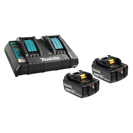 Makita 18V 2 x 5.0Ah Li-Ion Battery & Dual-Port Charger Kit - Y-00359