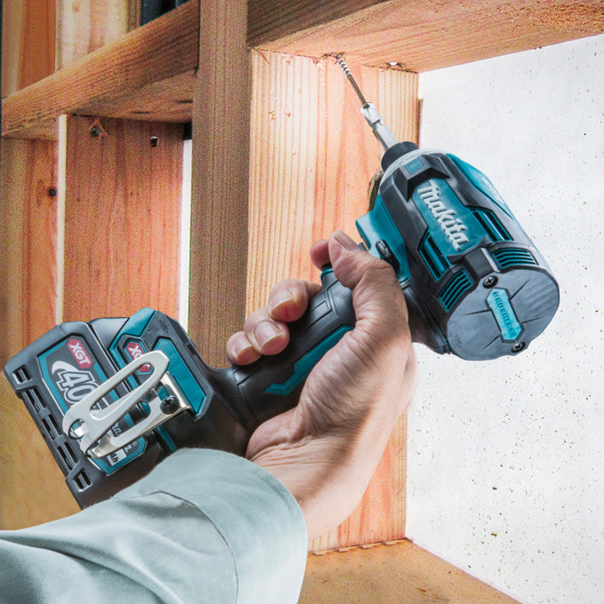 Makita TD001GZ XGT 40V MAX Li Ion Brushless 1 4 Impact Driver LF Lethbridge Fasteners and Tools